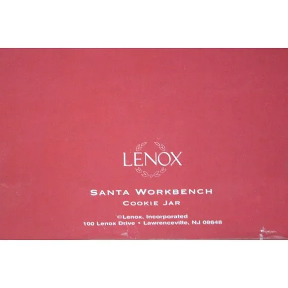 Cookie Jar - Santa's Workbench by Lenox - Picture 10 of 10